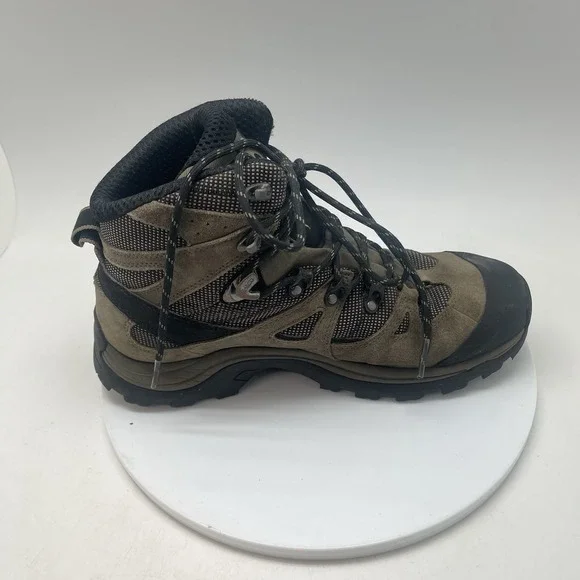 Salomon Boots Mens 8.5 Discovery GTX 119600 Brown Lace Up Hiking Athletic Shoes - Picture 6 of 9